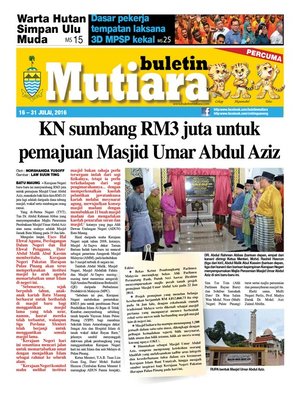 cover image of Buletin Mutiara 16-31 Jul 2016